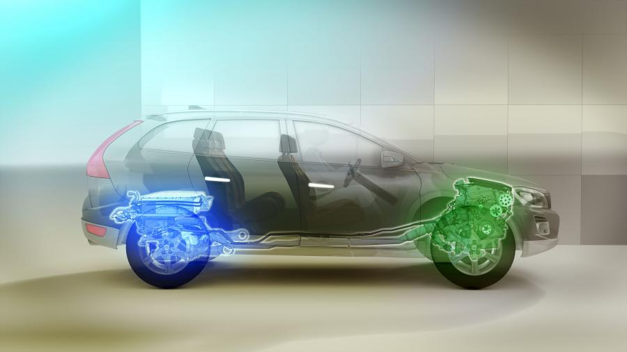 Схема Volvo XC60 Plug-in Hybrid Concept 2012 года  (фото 15 из 20)